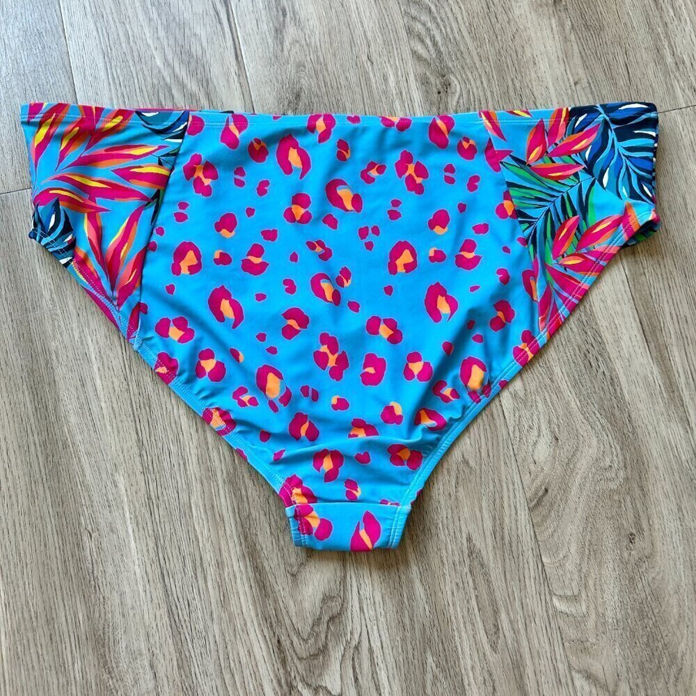 Tabitha Brown x Target Tropical Leopard Bikini Swim Bottom Size 3X NWOT - Picture 5 of 5